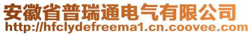 安徽省普瑞通電氣有限公司