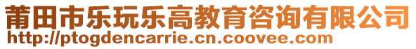 莆田市乐玩乐高教育咨询有限公司