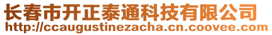 長春市開正泰通科技有限公司