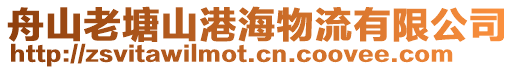 舟山老塘山港海物流有限公司
