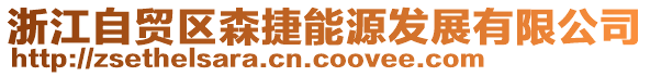 浙江自貿區森捷能源發展有限公司