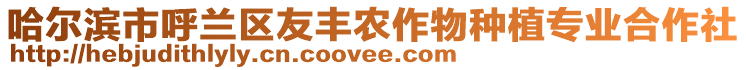 哈爾濱市呼蘭區(qū)友豐農(nóng)作物種植專業(yè)合作社