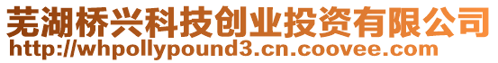 蕪湖橋興科技創(chuàng)業(yè)投資有限公司
