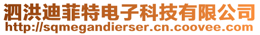 泗洪迪菲特電子科技有限公司