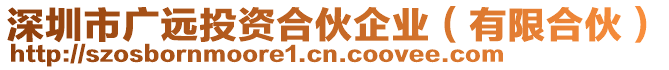 深圳市廣遠投資合伙企業(yè)（有限合伙）