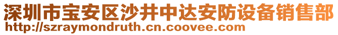 深圳市宝安区沙井中达安防设备销售部