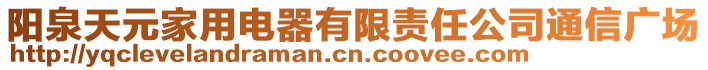 陽泉天元家用電器有限責任公司通信廣場