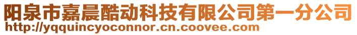 陽泉市嘉晨酷動科技有限公司第一分公司