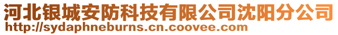 河北銀城安防科技有限公司沈陽分公司