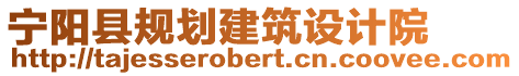 寧陽縣規(guī)劃建筑設(shè)計(jì)院