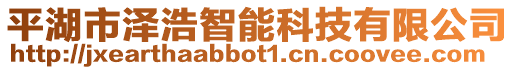 平湖市澤浩智能科技有限公司