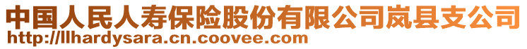 中國人民人壽保險股份有限公司嵐縣支公司