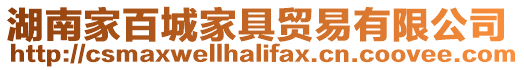湖南家百城家具貿易有限公司
