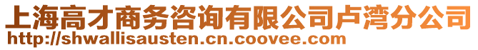 上海高才商務(wù)咨詢有限公司盧灣分公司