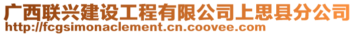 廣西聯(lián)興建設(shè)工程有限公司上思縣分公司