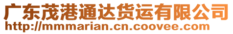 廣東茂港通達(dá)貨運(yùn)有限公司