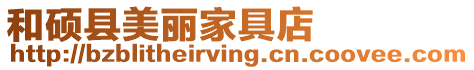 和碩縣美麗家具店