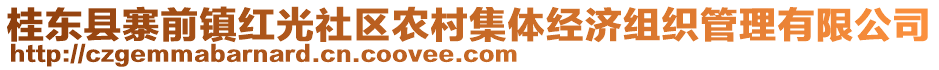 桂東縣寨前鎮(zhèn)紅光社區(qū)農(nóng)村集體經(jīng)濟(jì)組織管理有限公司