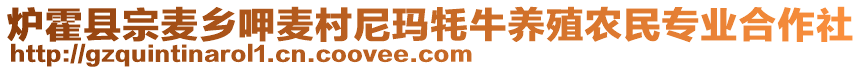 爐霍縣宗麥鄉(xiāng)呷麥村尼瑪牦牛養(yǎng)殖農(nóng)民專業(yè)合作社