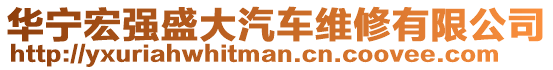 華寧宏強(qiáng)盛大汽車維修有限公司