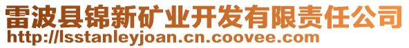 雷波縣錦新礦業(yè)開發(fā)有限責(zé)任公司