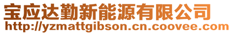 寶應(yīng)達(dá)勤新能源有限公司