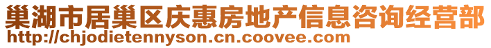 巢湖市居巢區(qū)慶惠房地產(chǎn)信息咨詢經(jīng)營部