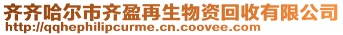 齊齊哈爾市齊盈再生物資回收有限公司