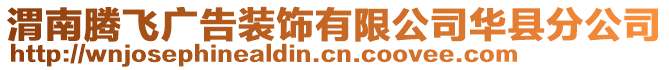 渭南騰飛廣告裝飾有限公司華縣分公司