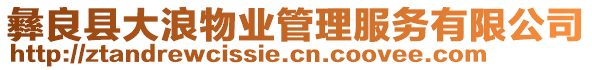 彝良縣大浪物業(yè)管理服務(wù)有限公司