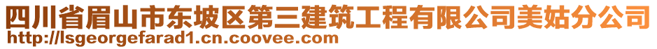 四川省眉山市东坡区第三建筑工程有限公司美姑分公司