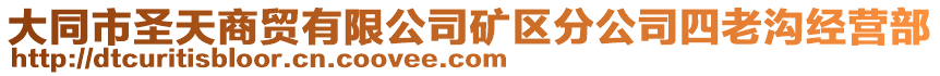 大同市圣天商貿(mào)有限公司礦區(qū)分公司四老溝經(jīng)營(yíng)部