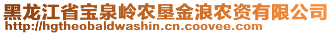 黑龍江省寶泉嶺農(nóng)墾金浪農(nóng)資有限公司