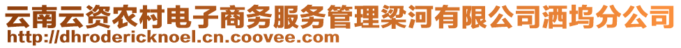 云南云資農(nóng)村電子商務服務管理梁河有限公司灑塢分公司