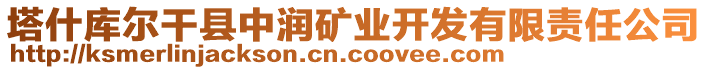 塔什庫(kù)爾干縣中潤(rùn)礦業(yè)開(kāi)發(fā)有限責(zé)任公司