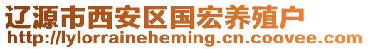 辽源市西安区国宏养殖户