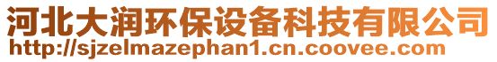 河北大潤環(huán)保設備科技有限公司