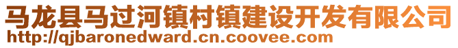 馬龍縣馬過(guò)河鎮(zhèn)村鎮(zhèn)建設(shè)開發(fā)有限公司