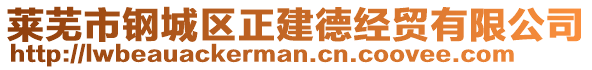 萊蕪市鋼城區(qū)正建德經(jīng)貿(mào)有限公司