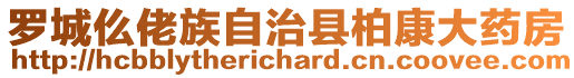 羅城仫佬族自治縣柏康大藥房