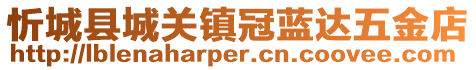 忻城縣城關(guān)鎮(zhèn)冠藍(lán)達(dá)五金店