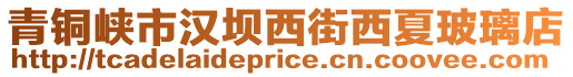青銅峽市漢壩西街西夏玻璃店