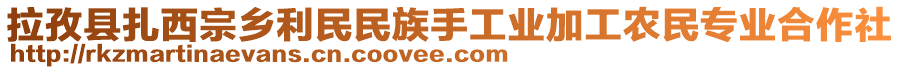 拉孜縣扎西宗鄉(xiāng)利民民族手工業(yè)加工農(nóng)民專業(yè)合作社