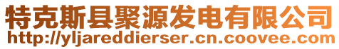 特克斯縣聚源發(fā)電有限公司