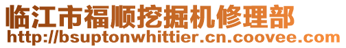 臨江市福順挖掘機(jī)修理部