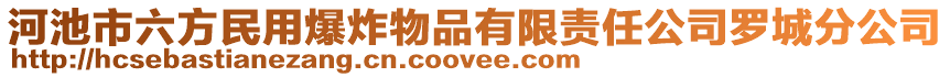 河池市六方民用爆炸物品有限責(zé)任公司羅城分公司