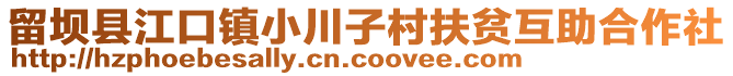 留坝县江口镇小川子村扶贫互助合作社