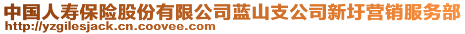 中國人壽保險股份有限公司藍山支公司新圩營銷服務部