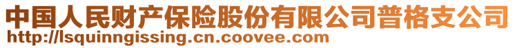 中國(guó)人民財(cái)產(chǎn)保險(xiǎn)股份有限公司普格支公司