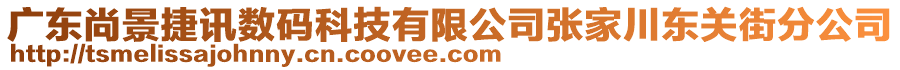 廣東尚景捷訊數(shù)碼科技有限公司張家川東關街分公司